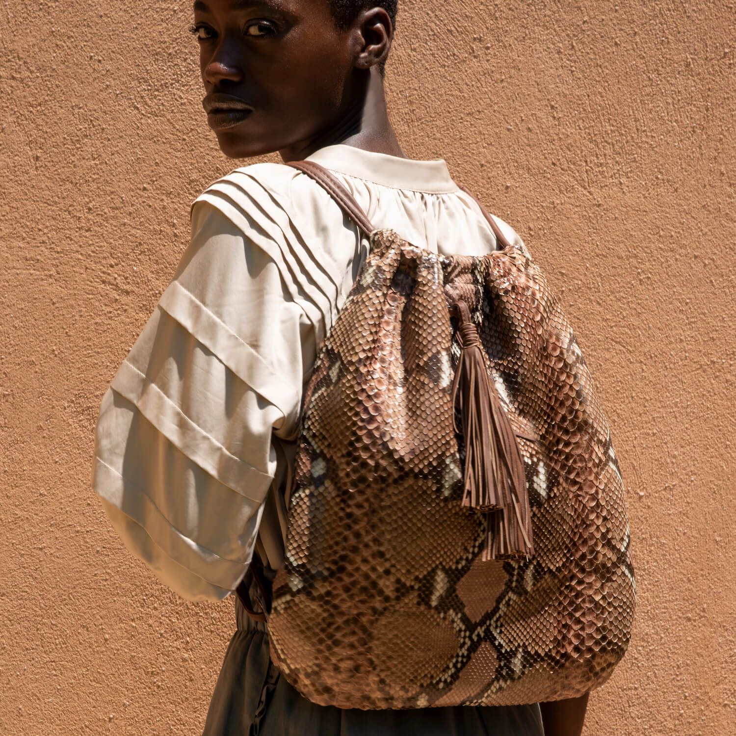 Wings Leather Bags Backpack